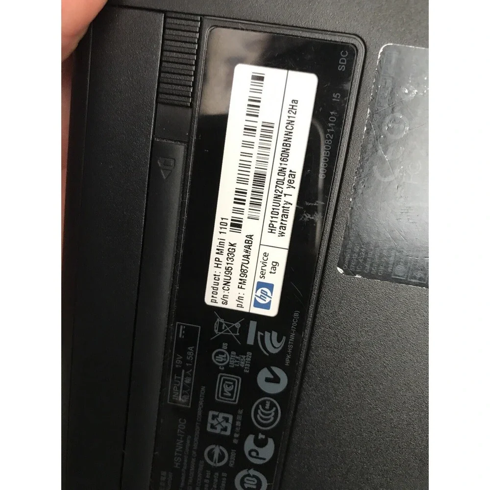 Hp Mini Model 1101